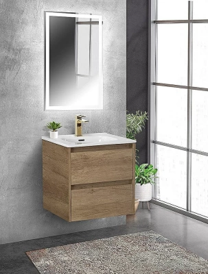 Тумба с раковиной BelBagno KRAFT-500-2C-SO-RNN Rovere Nebrasca Nature