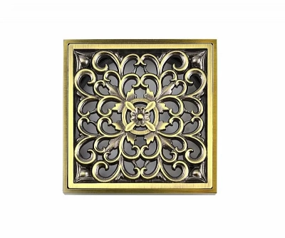 Душевой трап с решеткой Bronze De Luxe 21962-57 бронза