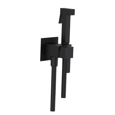 Гигиенический душ со смесителем RGW SP-212-B Черный