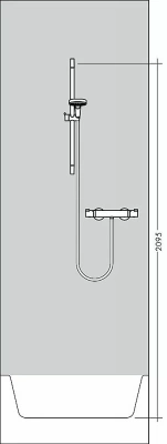Душевая гарнитура Hansgrohe Croma Select S Vario Casetta 26566400