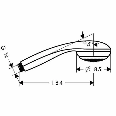 Душевая лейка Hansgrohe Crometta 28585000