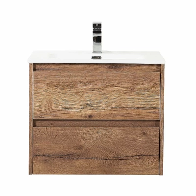 Тумба с раковиной BelBagno KRAFT 60 2C-SO/BB600ETL Rovere Tabacco