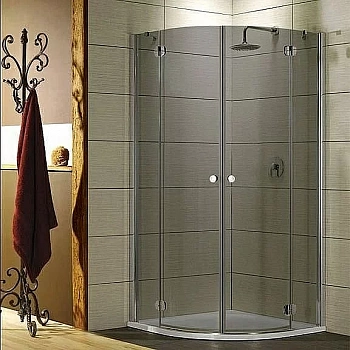 Душевой уголок Radaway Torrenta PDD 80х80 31610-01-05N стекло графит/профиль хром