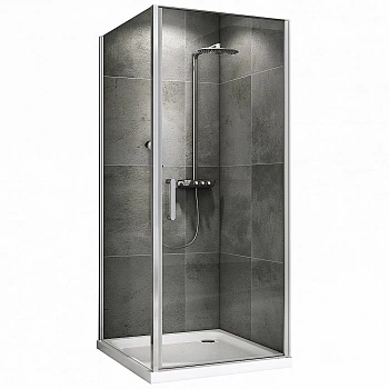 Душевой уголок ABBER Sonnenstrand AG04060-S85 60x85 стекло прозрачное/профиль хром