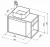 Тумба с раковиной Aquanet Nova Lite Loft 75 L/R дуб рошелье