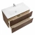 Тумба с раковиной Belbagno ETNA 80 rovere moro