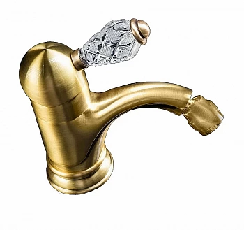 Смеситель для биде Boheme Crystal 306-CRST бронза