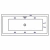 Ванна акриловая EXCELLENT Heaven Slim LINE WAEX.HEV18S.LINE.GL 180x80 белая с гидромассажем