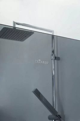Душевое ограждение Cezares Liberta L-2-110 серый/профиль хром