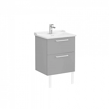 Тумба с раковиной VitrA Root 68279 60 матовый серый камень
