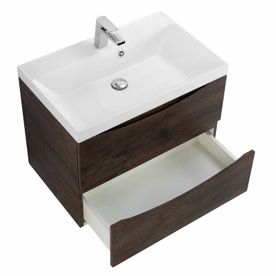 Тумба с раковиной Belbagno MARINO 65 подвесная Rovere Moro