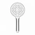 Душевая лейка Iddis Optima Home OPH3F0Ci18 белая/хром