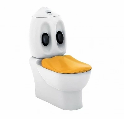 Унитаз детский CREAVIT DUCKY DC360-11 белый, с бачком