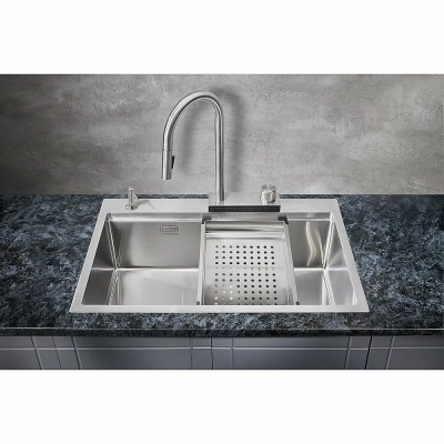 Мойка кухонная Milacio Denia 75 Steel MC.77420 нержавеющая сталь