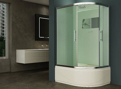 Душевая кабина Esbano Elegancia ES-129CKRB 120x90 стекло матовое/профиль хром