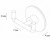 Крючок двойной FIXSEN ROUND FX-92105A