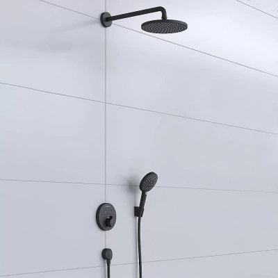 Душевая система Hansgrohe Raindance S 27959670 черный матовый