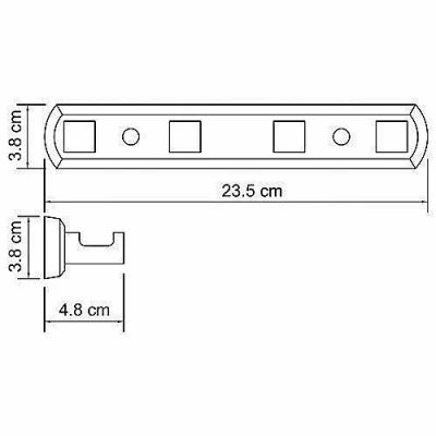 Крючок WasserKRAFT Lippe K-6574