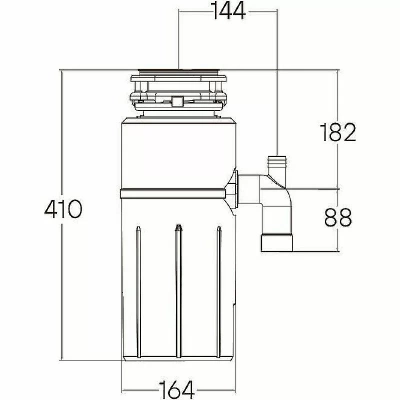 Измельчитель отходов Paulmark Intenso I-800 хром