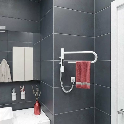 Полотенцесушитель электрический Vincea VTD-1P1WE белый