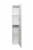 Пенал LA FENICE Cubo Bianco 30 белый/ручка белая