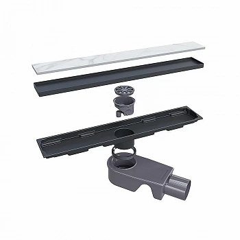 Душевой трап RGW Shower Drain SDR-22B 400 Черный