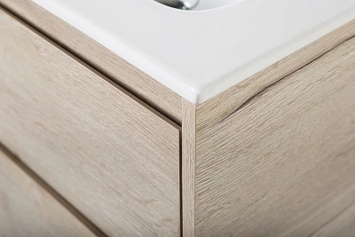 Тумба с раковиной BelBagno KRAFT 70 2C-SO/BB700ETL Rovere Galifax Bianco