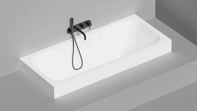 Ванна Salini Orlanda AXIS Kit S-Sense 170x75 103313G белая глянцевая