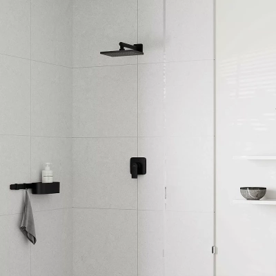 Верхний душ Hansgrohe Vernis Shape 26281670 черный матовый