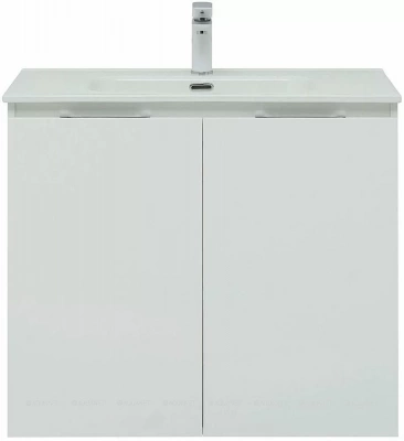 Тумба с раковиной Aquanet Алвита New 277526 80 белый матовый