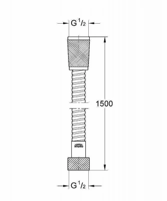 Душевой шланг Grohe Relexa 28143000 хром