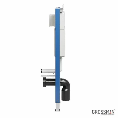 Инсталляция для унитаза Grossman Galaxy 97.01.300 с кнопкой золото глянцевое
