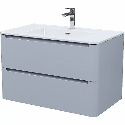 Тумба с раковиной Iddis Edifice 80 EDI80L0I95K светло-серая