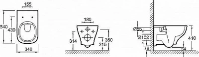Унитаз подвесной Jacob Delafon STRUKTURA E21741RU-00 безободковый, с крышкой микролифт, с инсталляцией и кнопкой хром