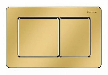 Кнопка для инсталляции Caprigo Bricks Steel BS003-oro золото