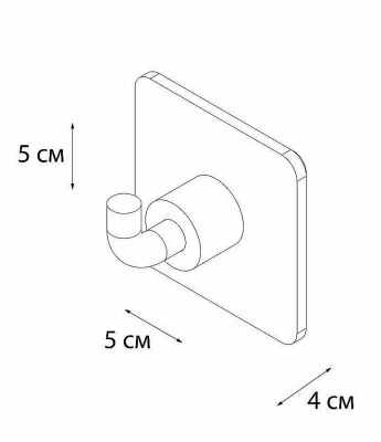 Крючок FIXSEN SQUARE FX-93105