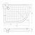 Душевой поддон Belbagno TRAY-BB-RH-100/80-550-15-W 100х80 белый