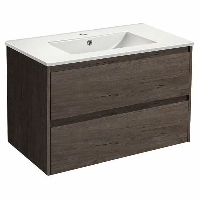 Тумба с раковиной Vincea Gio 80 R.Oak