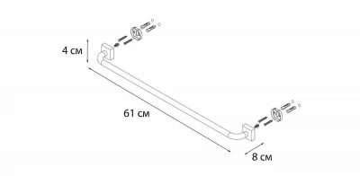 Полотенцедержатель FIXSEN KVADRO FX-61301