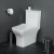 Унитаз-моноблок BelBagno NEON BB8617CPR-MN/SC белый, с крышкой микролифт, безободковый