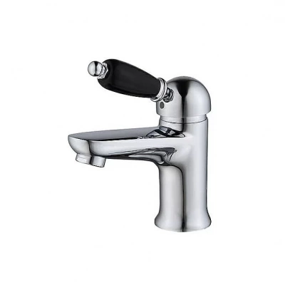 Смеситель для раковины Caprigo Adria Uno Black 02B-522-crm хром/черный
