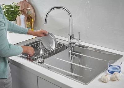 Кухонная мойка Grohe K400 31570SD0 нержавеющая сталь