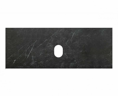 Столешница BelBagno KEP-120-MNO-W0 черный матовый мрамор