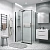 Душевой уголок Grossman Pragma 120.K33.03.1080.21.02 100x80 профиль черный матовый/стекло шиншилла
