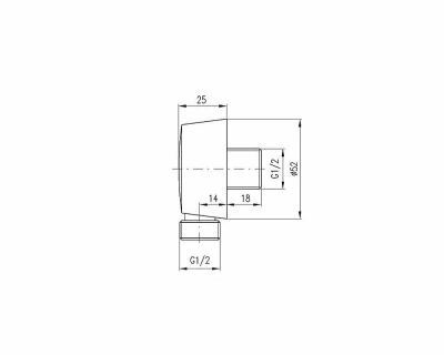 Подключение для шланга Rav-Slezak NEOPERL MD0018