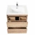 Тумба с раковиной BelBagno KRAFT 60 2C-SO/BB600ETL Rovere Tabacco