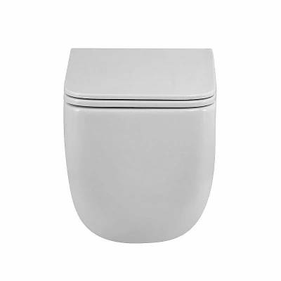 Унитаз подвесной BelBagno LUCE-TOR BB076CH-TOR/SC белый, с крышкой микролифт, безободковый, слив-торнадо