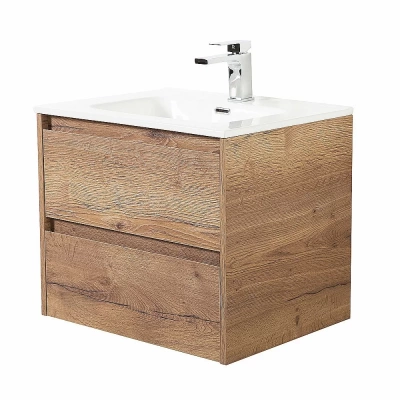 Тумба с раковиной BelBagno KRAFT 60 2C-SO/BB600ETL Rovere Tabacco