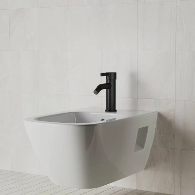 Смеситель для биде PAINI Brera 74PZ304 черный матовый