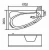 Ванна акриловая Gemy Glass Panel G9046 II O 171х100 белая с гидромассажем Ванна акриловая Gemy Glass Panel G9046 II O 171х100 белая с гидромассажем